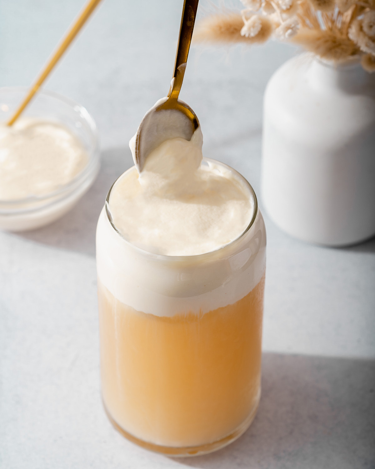 Cup of cheese tea
